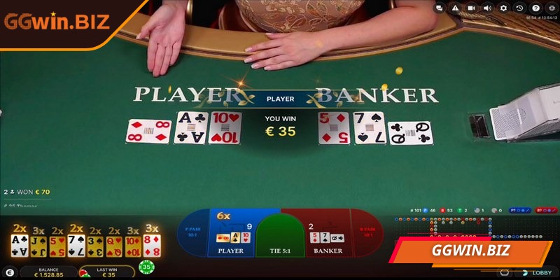 Baccarat GGWIN và mẹo nhận thưởng khủng tới 1 ăn 30 3 Nắm bắt đúng xu hướng cầu về trong bảng vị giúp bet thủ thắng lớn