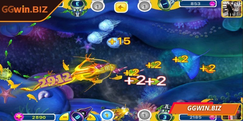 Jackpot Vua Đại Dương GGWIN: Phiêu lưu đại dương ấn tượng 3 Khả năng nâng cấp vũ khí mở ra chiến lược đa dạng