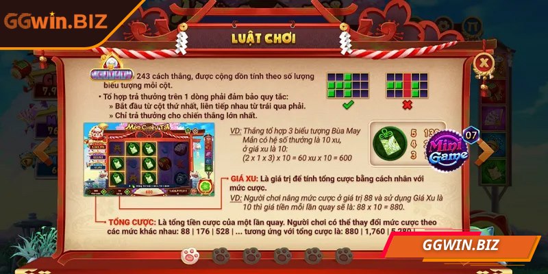 Mèo chiêu tài GGWIN và cách rinh xu khủng nhanh về tay 2 Cần tạo line thắng hợp lệ để được chia xu thưởng