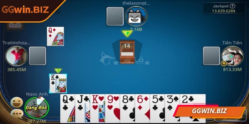 Phỏm GGWIN: Chiến thuật thông minh, phần thưởng giá trị 2 Mỗi bàn chơi có mức cược phù hợp