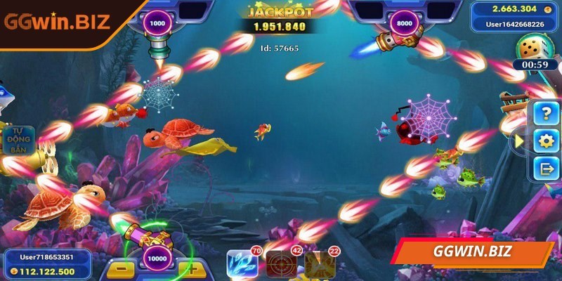 Vua bắn cá GGWIN - Chinh phục đại dương, săn thưởng khủng 3 Linh hoạt trong chuyển đổi vũ khí mang tới hiệu quả cao